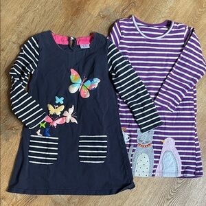 Colorful Butterfly and Striped Animal‎ Dresses